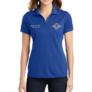 Lst640ของผู้หญิง2025เสื้อโปโลปักลายเองสำหรับโลโก้ส่วนตัวข้อความตาข่ายแบบเก๋ไก๋ - Product Image 1