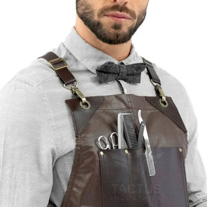 Professional Grade Durable Barber <b>Aprons</b> Heavy Duty Fabric Salon Strong Material Barber <b>Aprons</b> For Unisex - Product Image 4