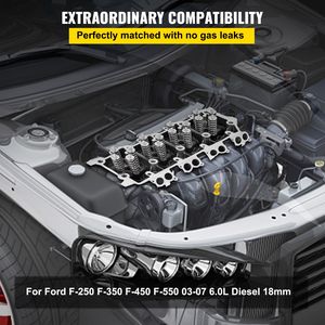 Testata Cilindri di Ricambio in Ghisa 6.0L per Motore V8 Turbo Power Stroke per F350, Nuova Condizione, Modello 1843080C3 - Product Image 3