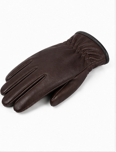 Gants en cachemire et laine tendance pour hommes et femmes, mitaines chaudes d'hiver compatibles écran tactile, doublure polaire douce, gants habillés, vente en gros, logo personnalisé - Product Image 1