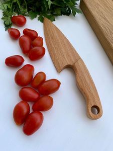 Couteau en bois biodégradable, couverts jetables pour restaurant, voyage et emballage alimentaire - Product Image 1