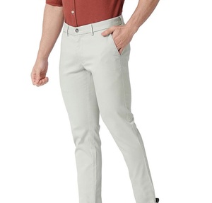 Pantalones Chinos de Cintura Alta para Hombre, Corte Recto, Ajustados, Transpirables, Resistentes al Agua, Ecológicos, con Logotipo Personalizado - Product Image 3