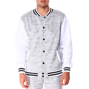 Chaqueta Varsity de Béisbol con Botones, Manga de Cuero, 100% Lana, Talla Grande, Color Granate Sólido, Nueva Llegada, Chaqueta Lettermen para Hombre - Product Image 4