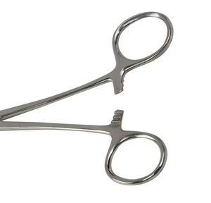 คีมหนีบหลอดเลือด Rochester Pean Forceps ขนาด 8 นิ้ว สำหรับสัตวแพทย์ ทำจากสแตนเลสสตีล ใช้สำหรับผ่าตัดและห้ามเลือดด้วยมือ - Product Image 6