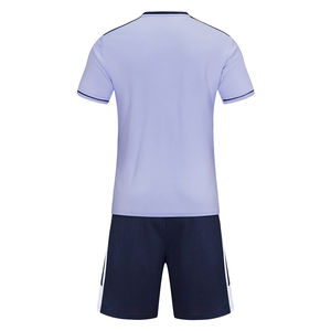 Uniforme de football personnalisé imprimé en sérigraphie, unisexe, court, séchage rapide, léger, respirant, logo personnalisé, vente en gros internationale - Product Image 3