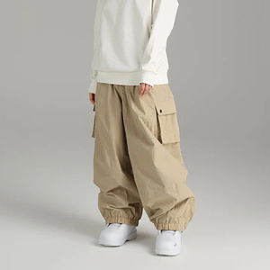 Pantalones de Nieve para Hombre, Pantalones de Esquí Ajustables, Pantalones de Snowboard Impermeables para Exteriores, Overoles de Snowboard Aislantes para Invierno - Product Image 3