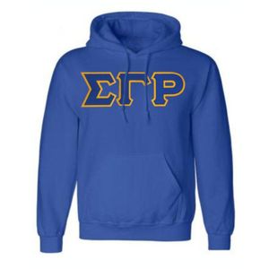 เสื้อฮู้ด Sigma Gamma Rho สีน้ำเงินรอยัลสำหรับผู้หญิง เสื้อคลุมฟลีซแบบมีฮู้ดสำหรับชมรมนักศึกษากรีก  ปักอักษรตามสั่ง คุณภาพดี ราคาคุ้มค่า - Product Image 1