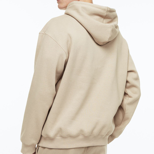 Sweat-shirts surdimensionnés de haute qualité pour hommes, avec logo personnalisé, pull-over uni, grandes tailles, vêtements décontractés en coton, sweats à capuche pour hommes en vente - Product Image 2