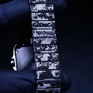 Reloj de Diamantes VVS de Alta Calidad, Nuevo, con Diamantes Cultivados en Laboratorio, Joyería de Moda, Reloj con Incrustaciones de Diamantes - Product Image 3