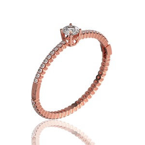 Bracelet Designer en Moissanite Diamant 10mm pour Usage Quotidien (Certifié GRA) Glosbe & Co GRA Rond Synthétique (Fabriqué en Laboratoire) Argent - Product Image 3