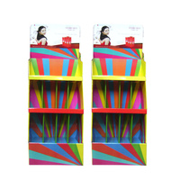 Étagère d'exposition en papier pour les courses, qualité supérieure