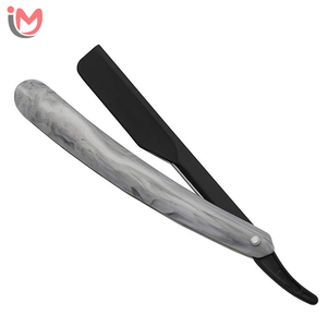 Navajas de Afeitar Profesionales para Hombre con Estilo, Navajas Rectas de Barbero con Mango de Plástico, Venta al por Mayor OEM - Product Image 1