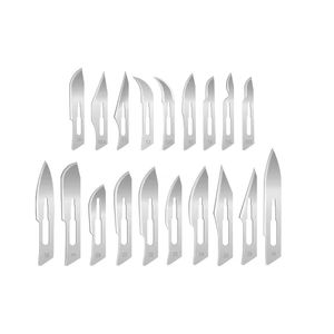 Precio de China pluma de bisturí 10 piezas tamaño de embalaje 22 11 hoja quirúrgica desechable de acero al carbono estéril - Product Image 6