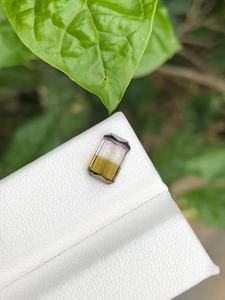 พลอยสามสีธรรมชาติอัญมณีแตงโมคริสตัลหินหลวมสำหรับทำเครื่องประดับและเก็บสะสม - Product Image 2