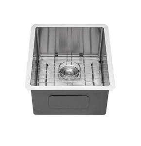 Évier en acier inoxydable 304 de qualité supérieure THCSS-0224 fait à la main avec absorption du bruit, anti-rayures durable, parfait pour les cuisines occupées - Product Image 1