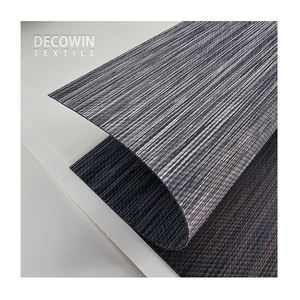 2 TONE MILD Blackout Zebra Shades Decowin Modern Horizontal <b>Window</b> Blinds Korean Fabric for Interior Styling - Product Image 3