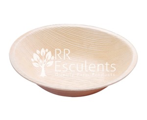Premium Areca Palm Leaf Bowls Biodegradable Disposable Tableware For Party Weddings Sustainable Natural <b>Dinnerware</b> Set Bulk Pack - Product Image 2