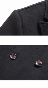 Manteaux longs pour femmes confortables pour l'hiver 2026, chauds, au meilleur design, avec impression de logo personnalisée, poches avant - Product Image 3