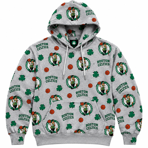 Men's Black Green Sports Team Digital Print Front <b>Hoodie</b> Pullover Knitted Sweatshirt with Pocket for Winter - Product Image 3