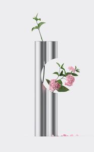 Juego de Floreros Magnéticos Metálicos, Soporte para un Solo Tallo, Decoración Minimalista para Mesa, Hogar u Oficina, Artículo de Regalo - Product Image 2