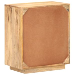 Credenza Rettangolare in Legno di Mango Massiccio con Finitura in Legno Naturale - Product Image 4