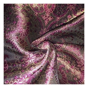 100 % Silk Fabrics Textiles Print Brocade Fabric Indians Plain Custom <b>Chiffon</b> Costume <b>Wedding</b> Customized Singapore - Product Image 3
