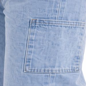 Jeans de Mezclilla Rectos y Holgados para Mujer, Cintura Media, Elásticos, Cómodos, Ecológicos, Transpirables, Estilo Urbano - Product Image 6