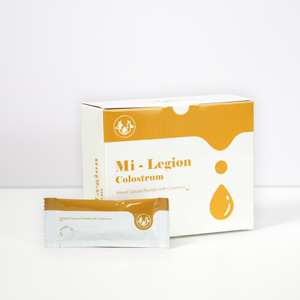 อาหารเสริมนมเหลืองพรีเมียม Mi-Legion สูตรเฉพาะ 24 ชั่วโมง โปรตีน ColostrumOne พร้อมอิมมูโนโกลบูลิน G (IgG) สูง สำหรับเด็ก 4 คน - Product Image 1