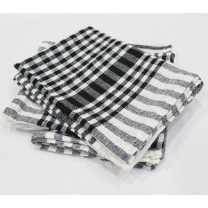 Serviette de cuisine en coton à rayures teintes en fil, au prix le plus bas, serviettes de cuisine personnalisées pour le golf, en provenance d'Inde - Product Image 5