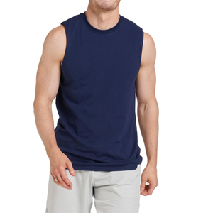 Débardeurs de sport pour hommes, t-shirts sans manches 100% coton, respirants et à séchage rapide, pour adultes - Product Image 4
