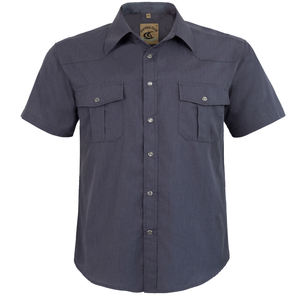 เสื้อเชิ้ตคาวบอยแขนสั้นผู้ชาย OEM 2026 แบบตะวันตก กระดุมมุก ยังไม่มีรีวิว - Product Image 5