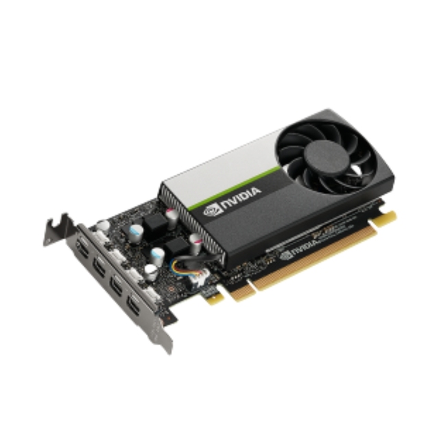 New/Refurbished/Used Low Profile Fan-Cooled PCIe 3.0 4GB GDDR6 Professional GPU Graphics Card for CAD 3D Workstation