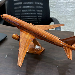 Modelo a Escala de Madera del Boeing 777 de Fábrica Vietnamita/Modelo de Avión de Madera B777 Hecho a Mano en Vietnam - Product Image 1