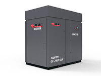 Nouveau compresseur d'air industriel à vis de type sec 7,5-10 bars 22 kW sans huile VSD à moteur refroidi par air pour l'exploitation minière