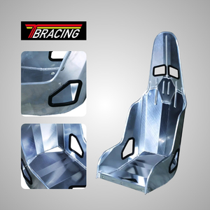 เบาะรถแข่งอะลูมิเนียมขนาด 15 นิ้ว แบบ Drag Seat กว้าง 15 นิ้ว  รับสั่งทำสีตามต้องการ บริการ OEM ODM พร้อมโลโก้ สำหรับรถสมรรถนะสูง - Product Image 2