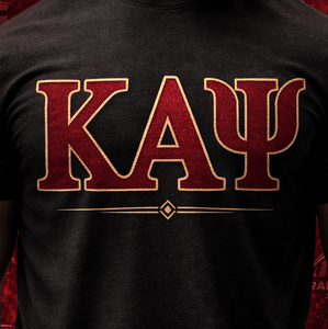 Wholesale Custom Fraternity <b>TShirt</b> High Quality Cotton Greek Letter Shirt for College Events and Brotherhood Gatherings chenille - Product Image 2