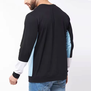 T-shirt à manches longues pour homme, prix de gros, extensible, séchage rapide, respirant, coupe ajustée, idéal pour la gym - Product Image 2