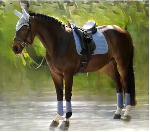 Tapis de selle personnalisés en gros, produits d'équitation de haute qualité, équipement équestre, tapis de selle pour chevaux - Product Image 6