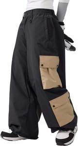 Traje de Esquí Impermeable para Hombre, Talla Grande, Cortavientos, Transpirable, Grueso y Cálido, Chaqueta de Esquí, Conjunto de Pantalones para la Nieve, para Actividades al Aire Libre -Tex - Product Image 4