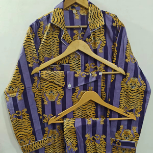 Women's Bohemian Cotton <b>Pyjama</b> Set Handmade <b>Summer</b> Daily Wear Comfortable Light Soft Knee-Length PJs <b>Pyjamas</b> Sweet Designer - Product Image 1