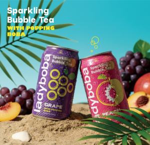 Té Boba Burbujeante Lady Boba Sabor Uva y Melocotón Lata de 310 ml (Enlatado) - Product Image 6