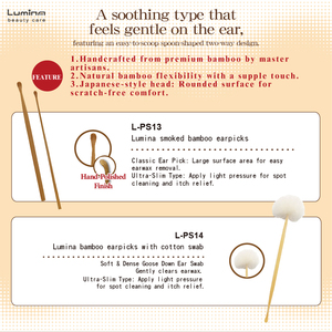 Juego de palillos para los oídos Lumina Velvet Bamboo - 2 piezas - Product Image 6