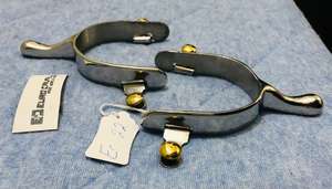 Éperons d'équitation Euro Cavall de haute qualité pour bottes de cowboy, en acier inoxydable, personnalisation acceptée, modèle - Product Image 5