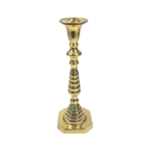 Ensemble de bougeoirs vintage dorés, supports de bougies coniques en métal, centre de table pour mariage, fête, décoration de Noël (vente en gros) - Product Image 4