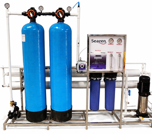 ระบบบำบัดน้ำเสีย1000 LPH RO สำหรับอุตสาหกรรมโรงงานผลิตออสโมซิสแบบย้อนกลับพร้อมระบบกรองสื่อคู่และระบบ SS - Product Image 3