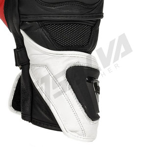 Guantes de Motociclismo para Motociclistas, Guantes de Motocross con Dedos Completos, Transpirables, con Pantalla Táctil, Cierre de Gancho y Bucle, de Cuero para Hombre - Product Image 6