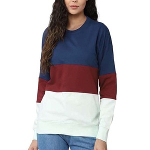 Nuevas sudaderas de algodón polar personalizadas al por mayor para mujer, de secado rápido, transpirables, con estampado de leopardo y hombros caídos. - Product Image 5