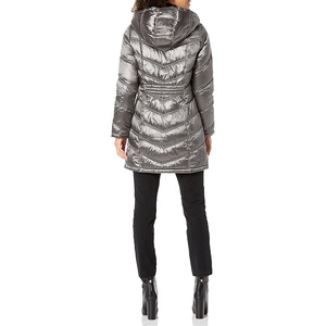 Chaqueta Acolchada de Cuello Alto para Mujer, Abrigo Casual de Invierno Cálido y Aislado, Proveedor Mayorista Fabricante - Product Image 3