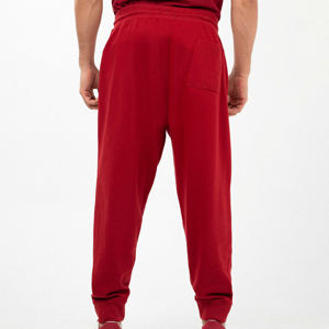 Pantalon de jogging droit pour homme OEM ODM en molleton de coton décontracté, taille élastique, respirant, vente en gros, molleton de coton hiver - Product Image 5