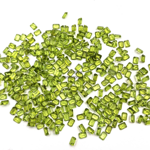 Piedras Preciosas de Peridoto Natural, Corte Octogonal, 3x5MM, Facetadas, Calibradas, Peridoto Verde Genuino, Gemas Sueltas para Joyería - Product Image 5